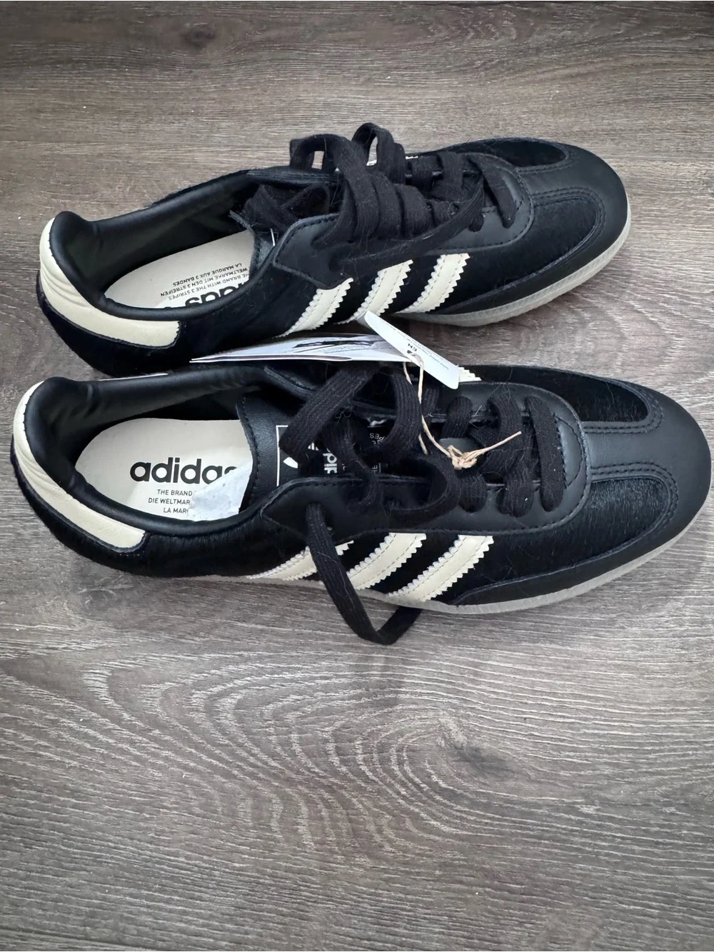 adidas sleek black